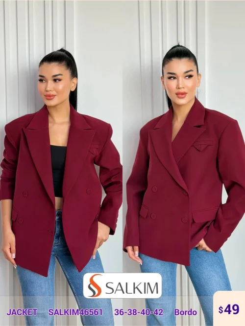 Жакет SALKIM (Burgundy, модель SALKIM46561) оптом