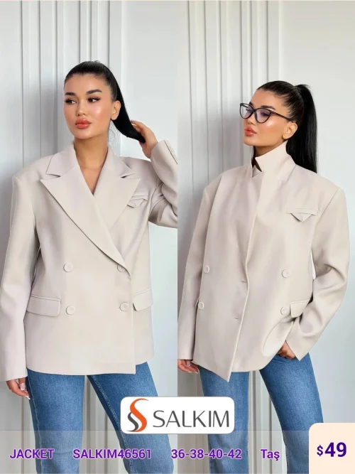 Жакет SALKIM (Light gray, модель SALKIM46561) оптом