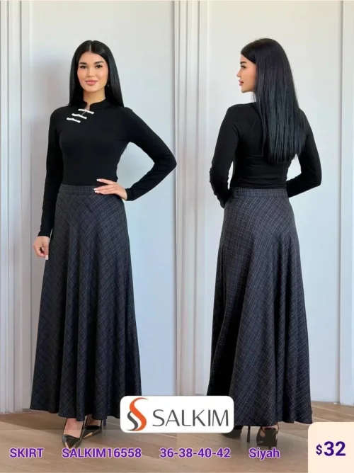 Юбка SALKIM (Black, модель SALKIM16558) оптом