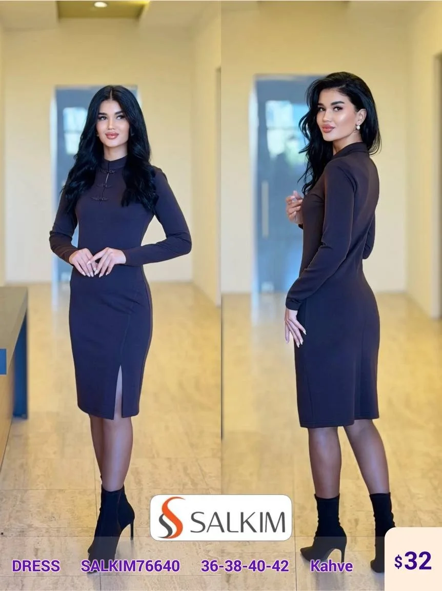 Платье SALKIM (Brown, модель SALKIM76640) оптом