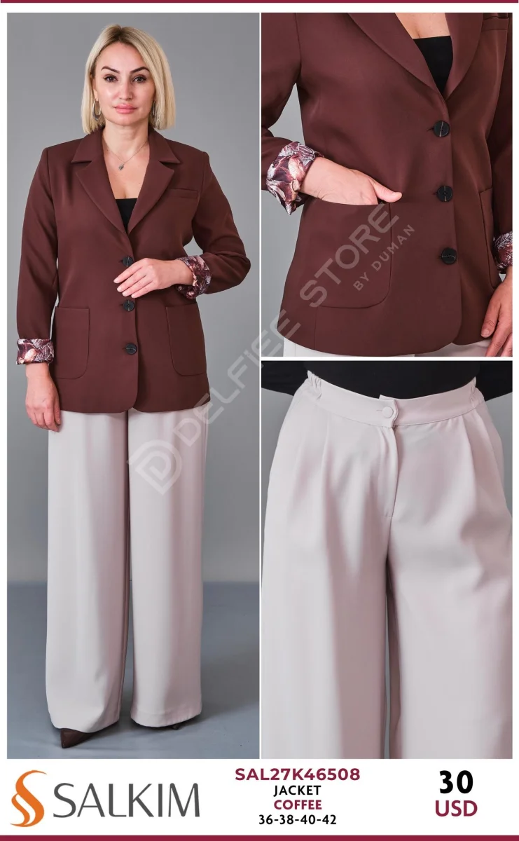 Жакет SALKIM (Brown, модель SAL27K46508) оптом