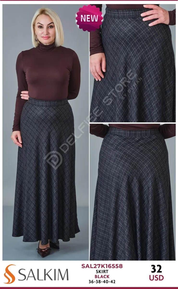 Юбка SALKIM (Black, модель SAL27K16558) оптом