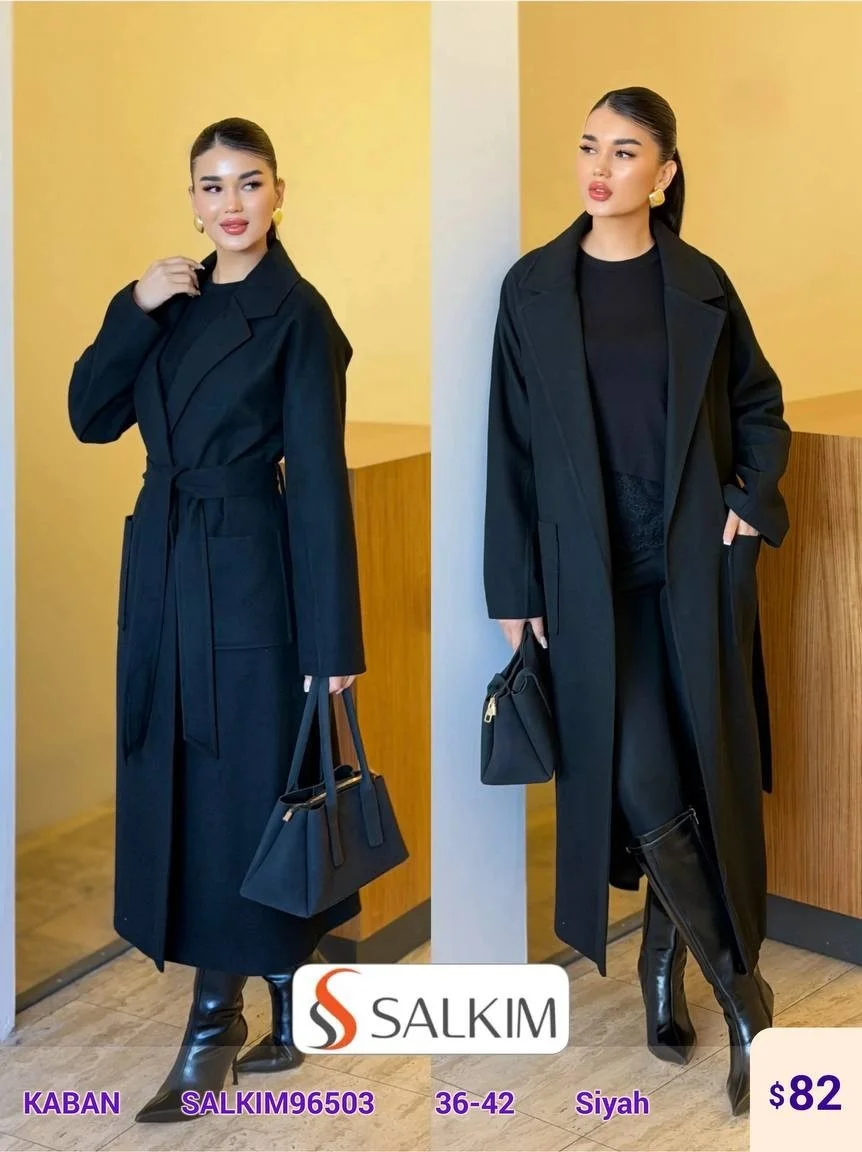 Пальто SALKIM (Black, модель SALKIM96503) оптом