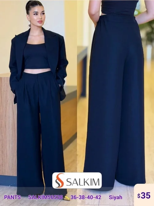 Брюки SALKIM (Black, модель SALKIM56538) оптом