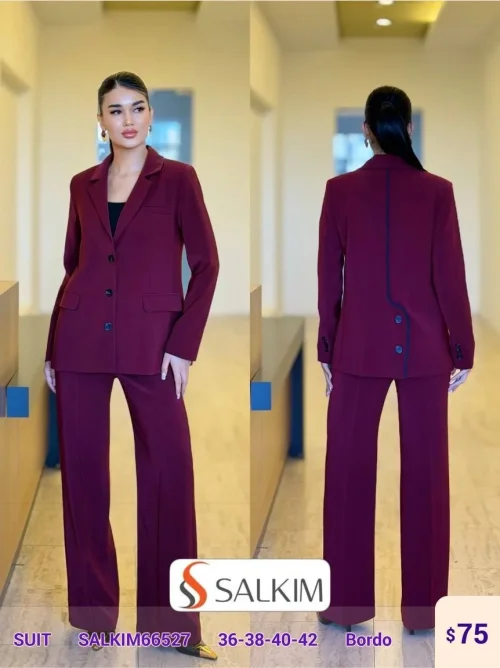 Костюмы и комплекты SALKIM (Burgundy, модель SALKIM66527) оптом