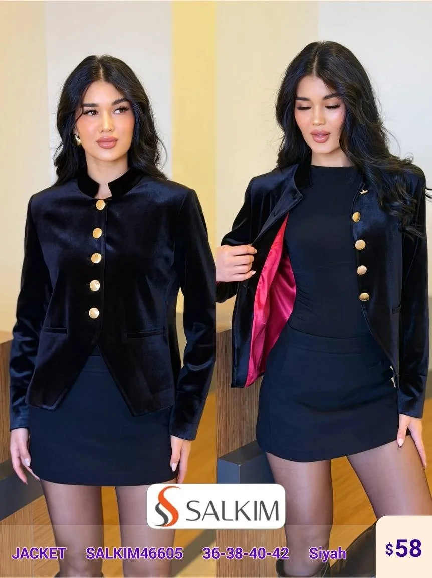 Жакет SALKIM (Black, модель SALKIM46605) оптом