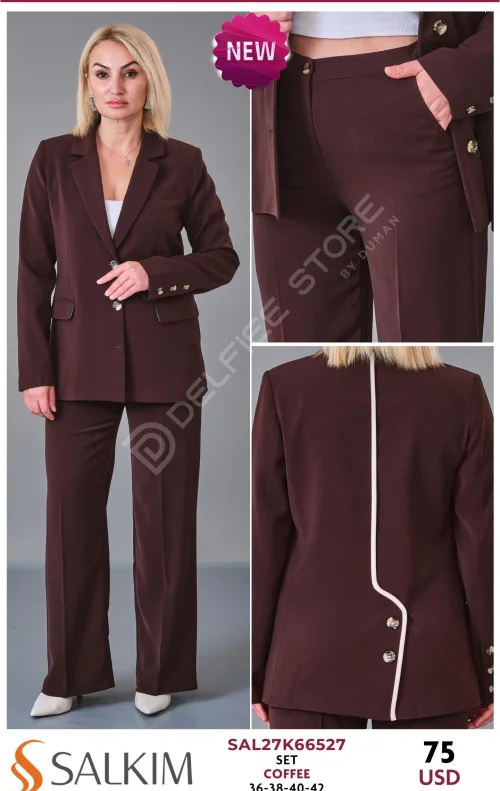 Костюмы и комплекты SALKIM (Коричневый, модель SAL27K66527) оптом