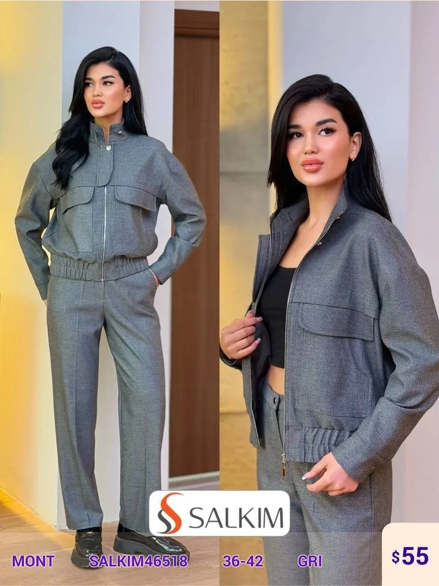 Жакет SALKIM (Gray, модель SALKIM46518) оптом