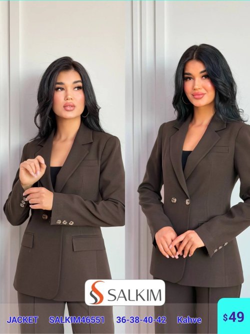 Жакет SALKIM (Коричневый, модель SALKIM46551) оптом