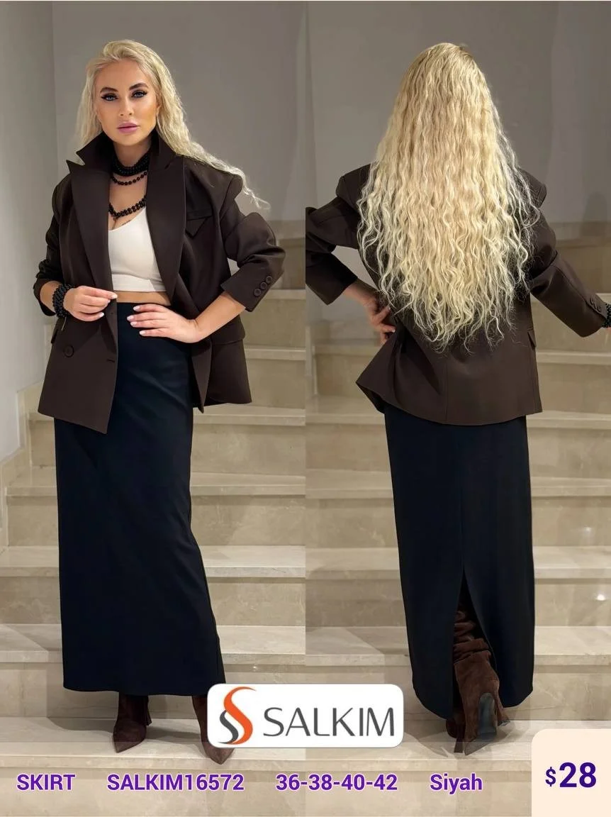 Юбка SALKIM (Black, модель SALKIM16572) оптом