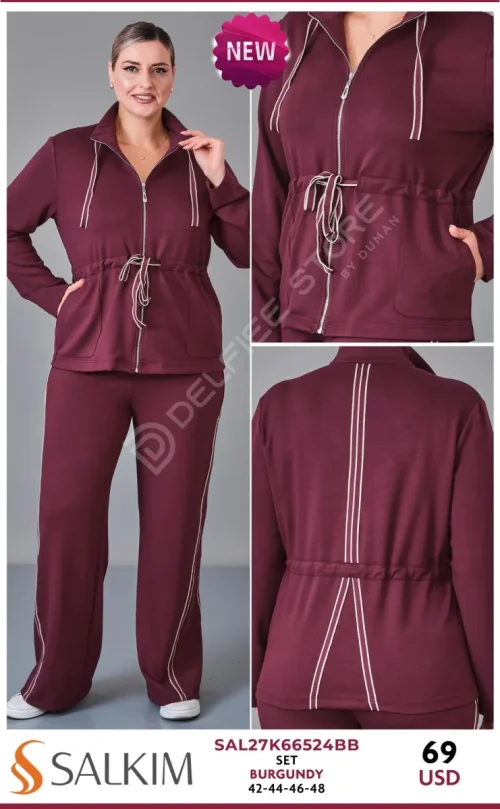 Костюмы и комплекты SALKIM (Burgundy, модель SAL27K66524BB) оптом