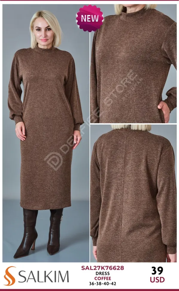 Платье SALKIM (Brown, модель SAL27K76628) оптом