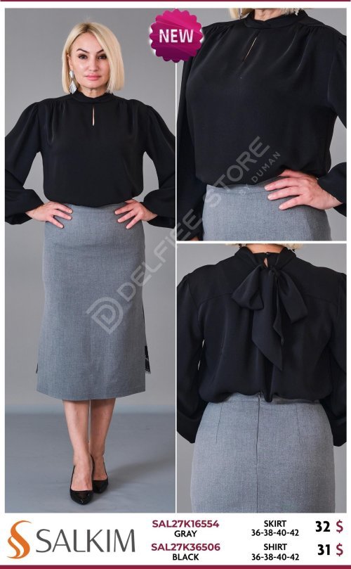 Юбка SALKIM (Gray, модель SAL27K16554) оптом