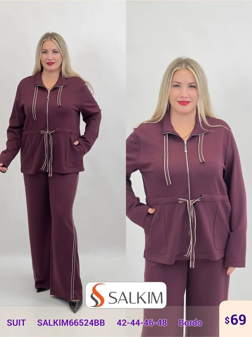 Костюмы и комплекты SALKIM (Burgundy, модель SALKIM66524BB) оптом