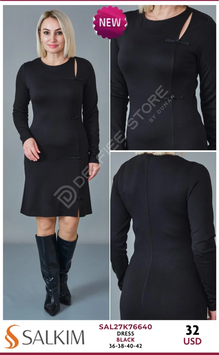 Платье SALKIM (Black, модель SAL27K76640) оптом