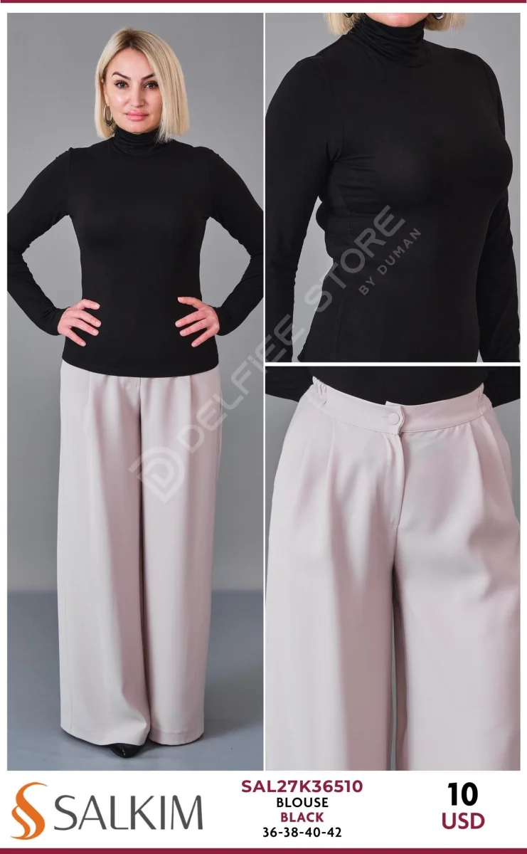 Блузка SALKIM (Black, модель SAL27K36510) оптом
