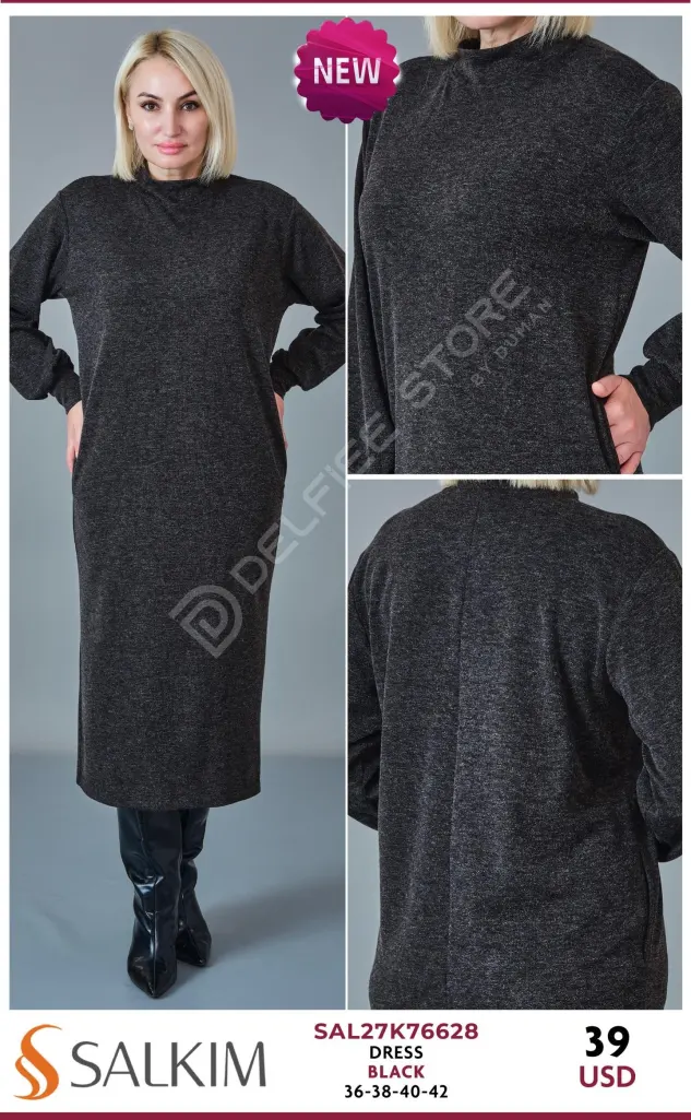 Платье SALKIM (Black, модель SAL27K76628) оптом
