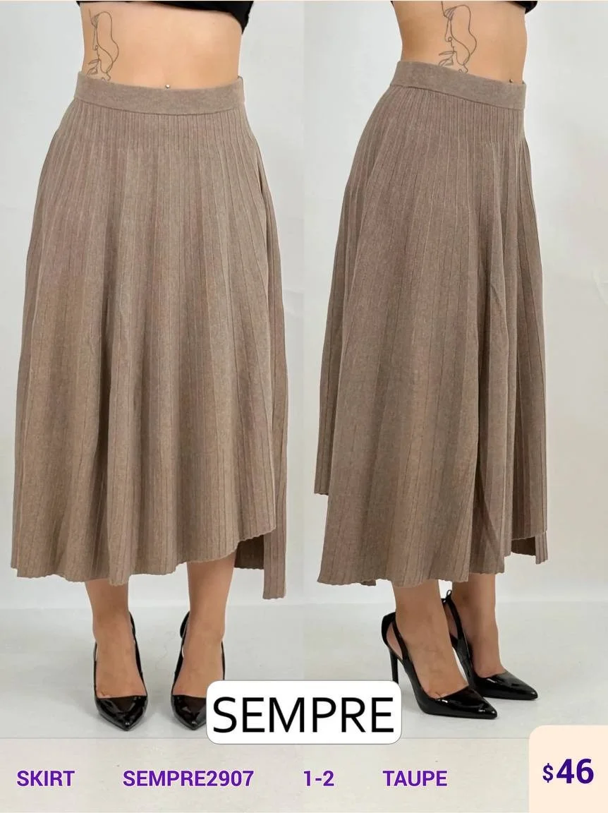 Юбка Sempre (Beige, модель SEMPRE2907) оптом