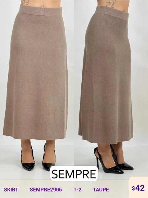 Юбка Sempre (Beige, модель SEMPRE2906) оптом