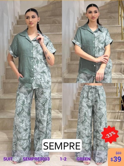 Костюм Sempre (Зеленый, модель SEMPRE3003) оптом