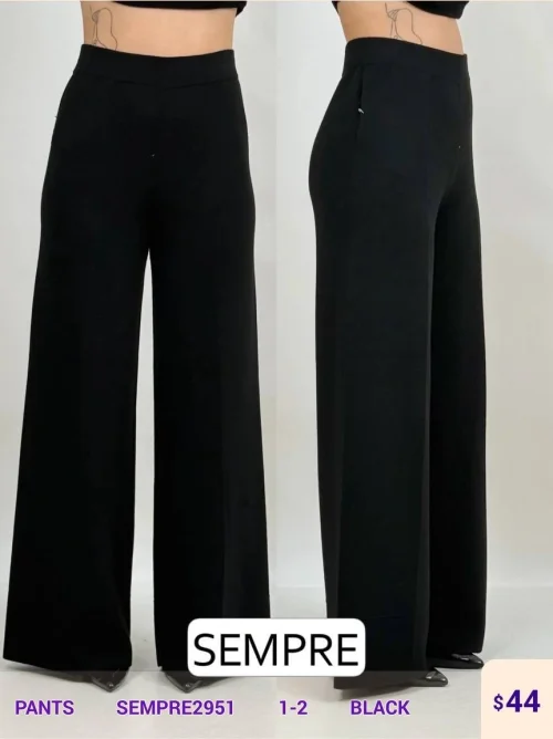 Брюки Sempre (Black, модель SEMPRE2951) оптом