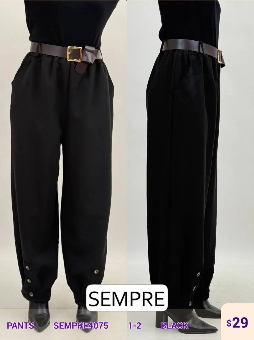 Брюки Sempre (Black, модель SEMPRE4075) оптом