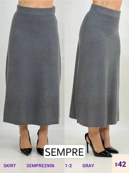 Юбка Sempre (Gray, модель SEMPRE2906) оптом