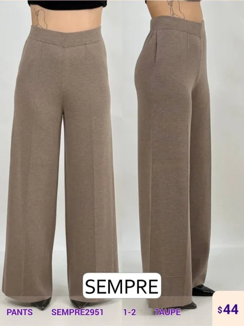 Брюки Sempre (Beige, модель SEMPRE2951) оптом