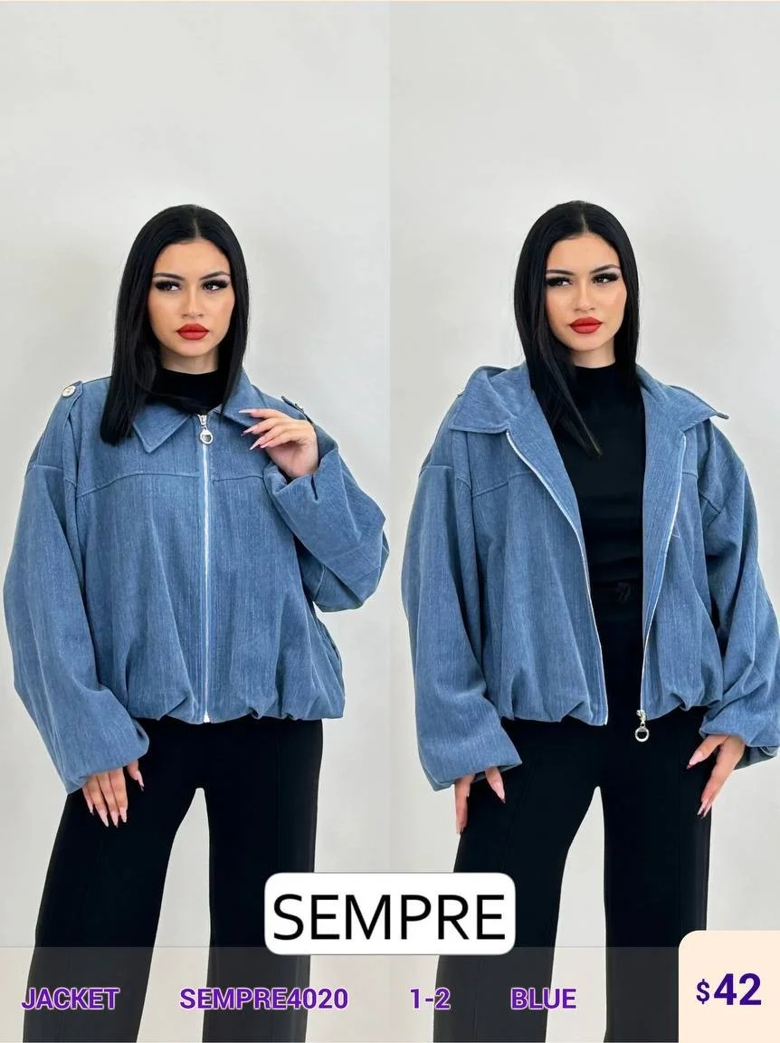 Жакет Sempre (Blue, модель SEMPRE4020) оптом
