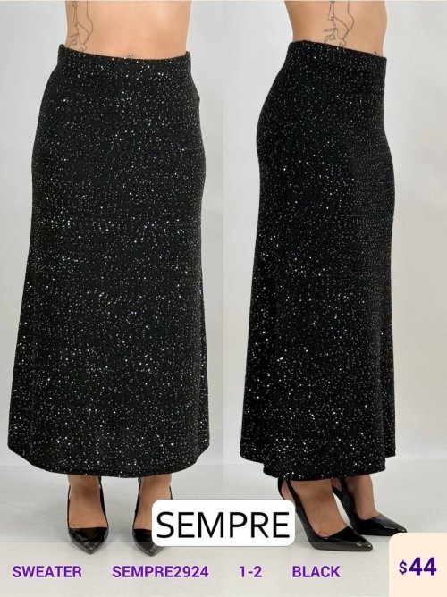 Свитер Sempre (Black, модель SEMPRE2924) оптом