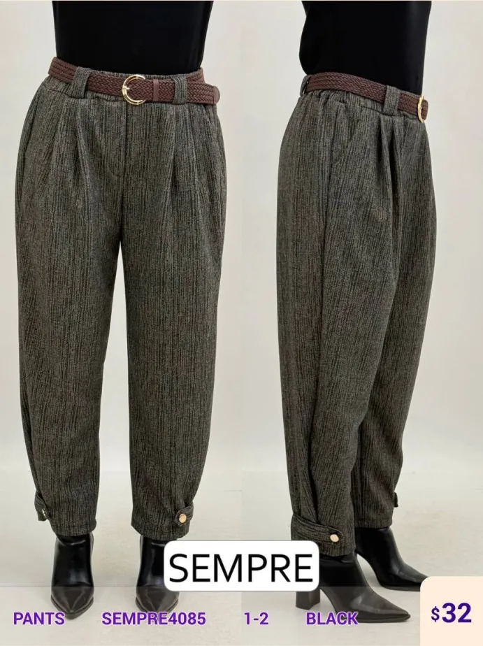 Брюки Sempre (Black, модель SEMPRE4085) оптом
