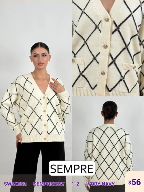 Свитер Sempre (White, модель SEMPRE2927) оптом