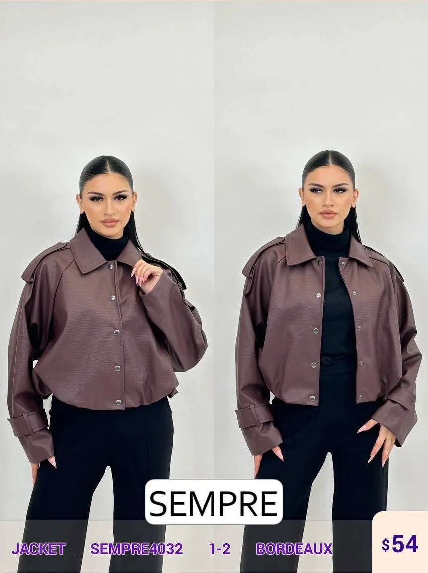 Жакет Sempre (Burgundy, модель SEMPRE4032) оптом