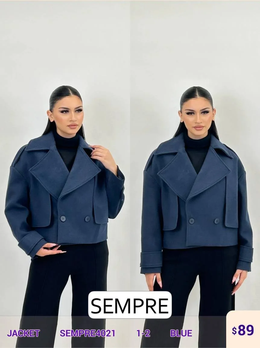 Жакет Sempre (Blue, модель SEMPRE4021) оптом