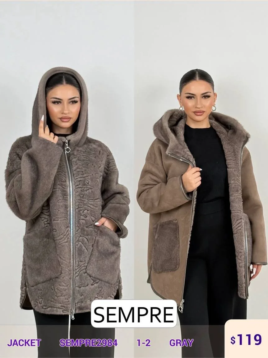 Жакет Sempre (Gray, модель SEMPRE2984) оптом