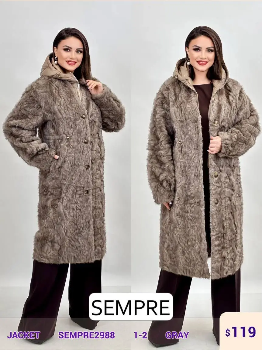 Жакет Sempre (Gray, модель SEMPRE2988) оптом