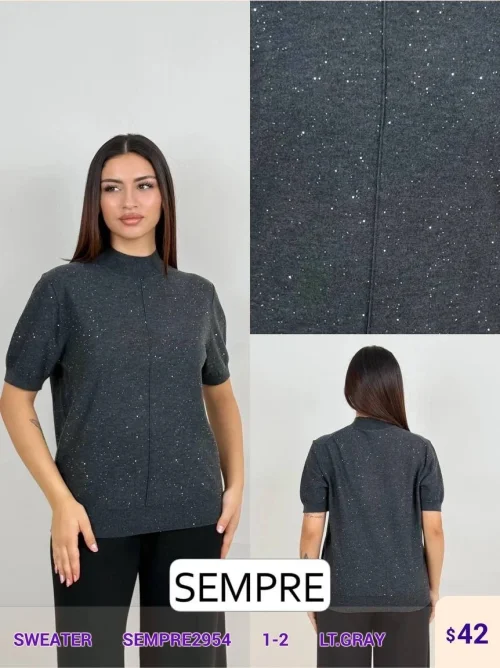 Свитер Sempre (Gray, модель SEMPRE2954) оптом