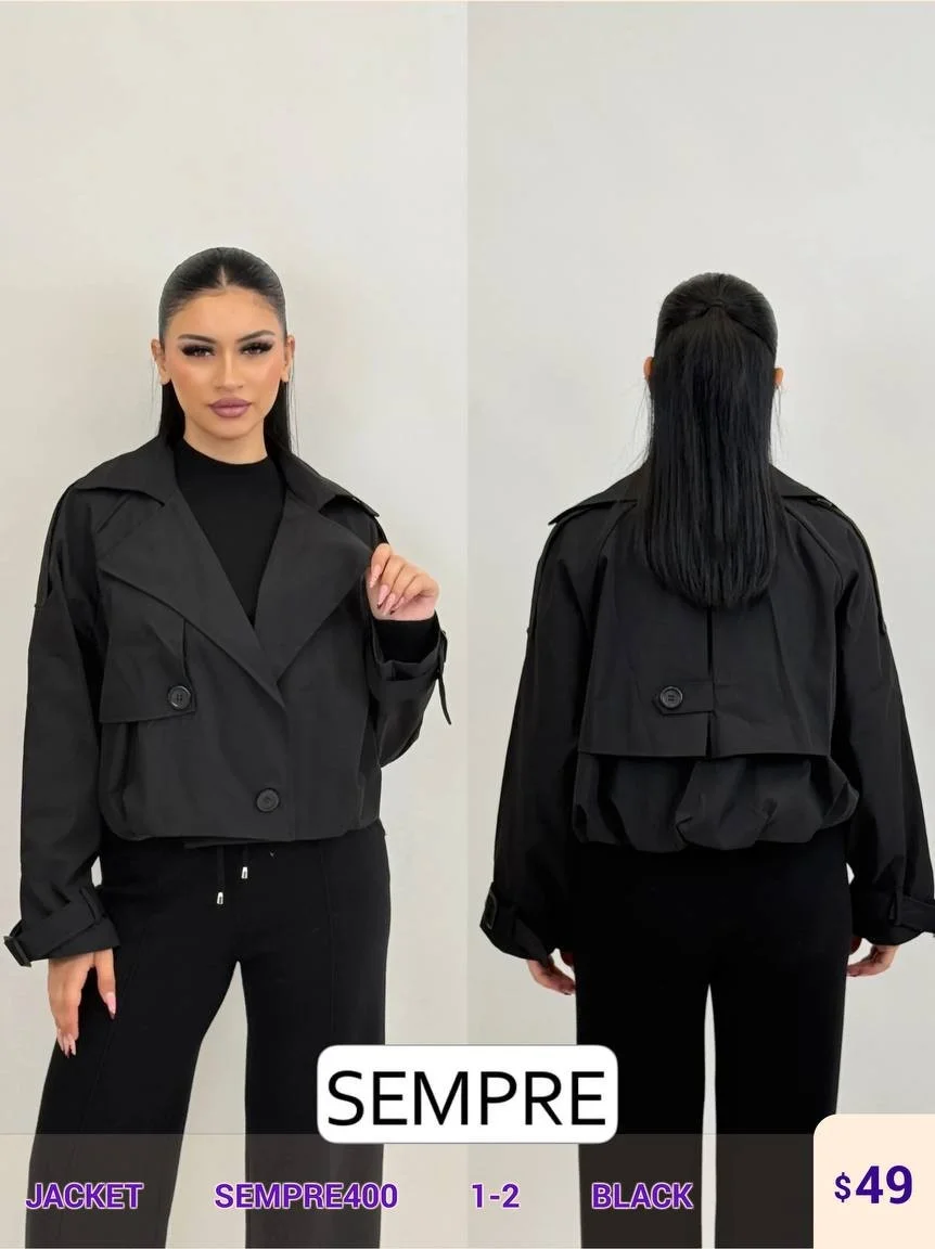 Жакет Sempre (Black, модель SEMPRE400) оптом