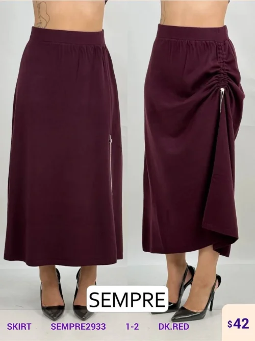 Юбка Sempre (Red, модель SEMPRE2933) оптом