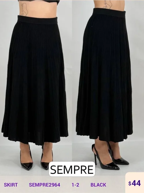 Юбка Sempre (Black, модель SEMPRE2964) оптом