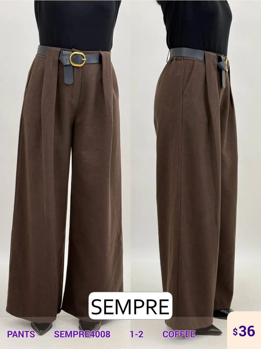 Брюки Sempre (Brown, модель SEMPRE4008) оптом