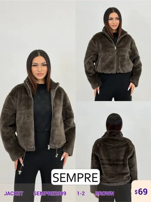 Жакет Sempre (Brown, модель SEMPRE2989) оптом
