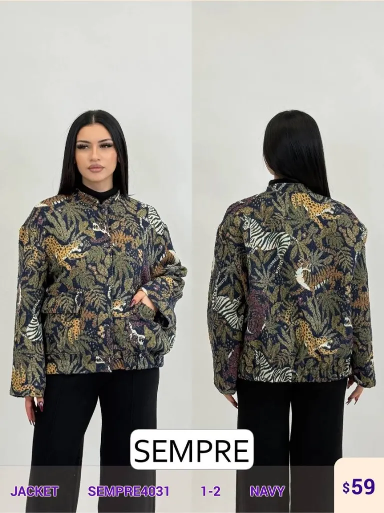 Жакет Sempre (Navy, модель SEMPRE4031) оптом