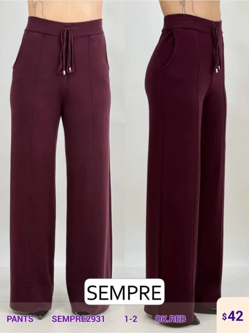 Брюки Sempre (Red, модель SEMPRE2931) оптом