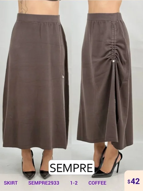 Юбка Sempre (Brown, модель SEMPRE2933) оптом