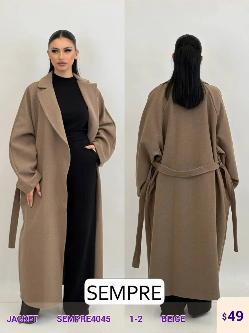 Жакет Sempre (Beige, модель SEMPRE4045) оптом