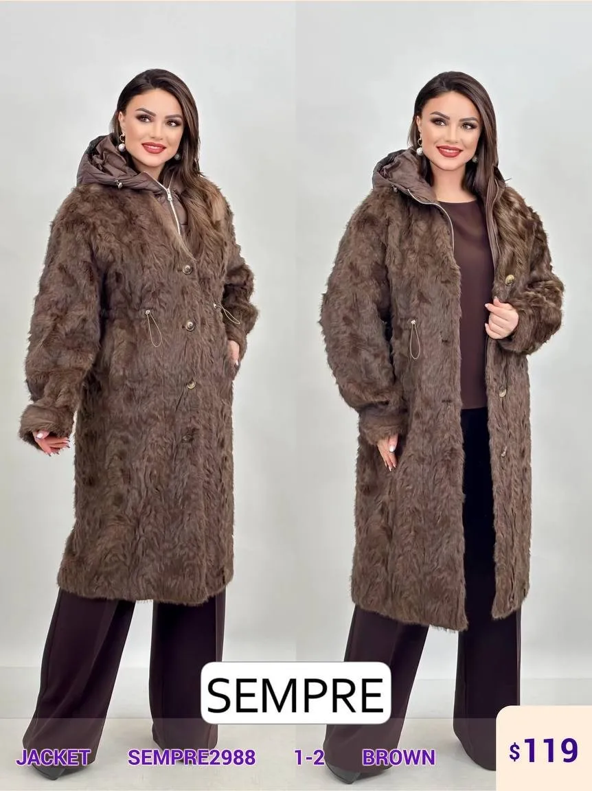 Жакет Sempre (Brown, модель SEMPRE2988) оптом