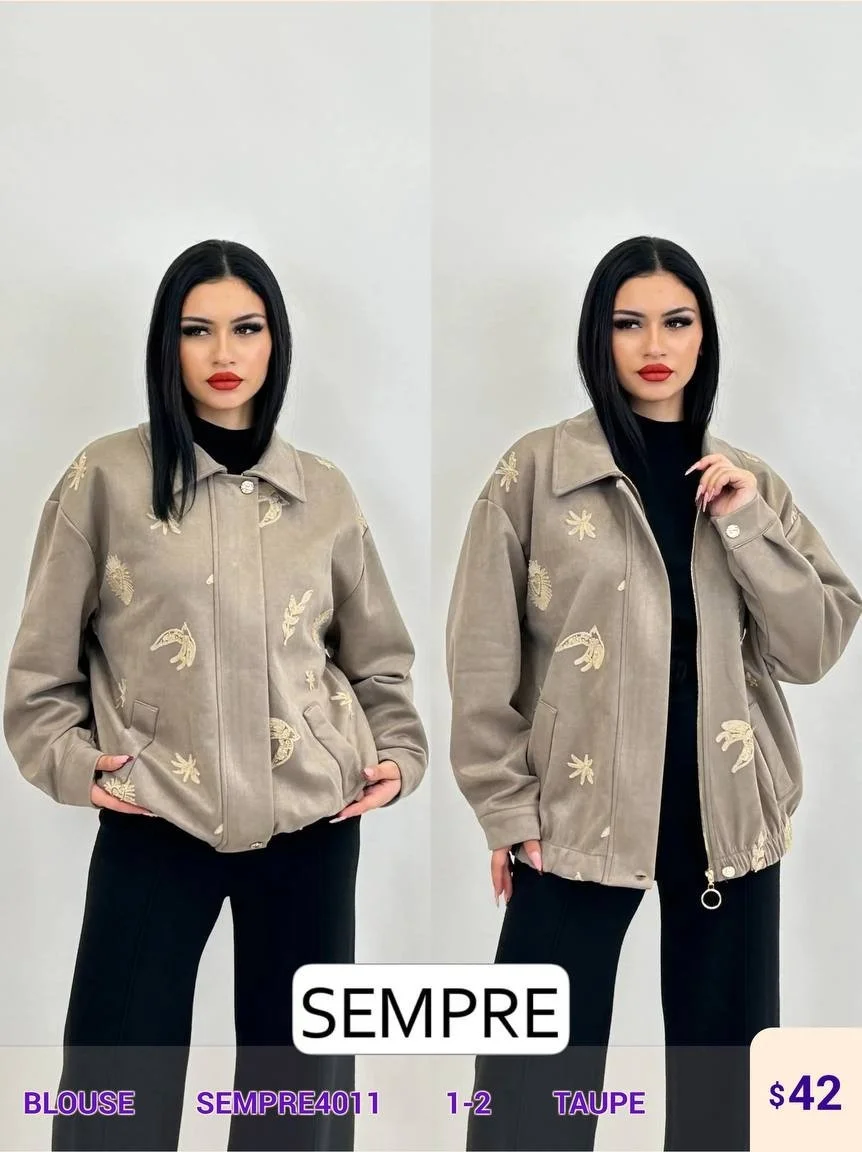 Блузка Sempre (Beige, модель SEMPRE4011) оптом