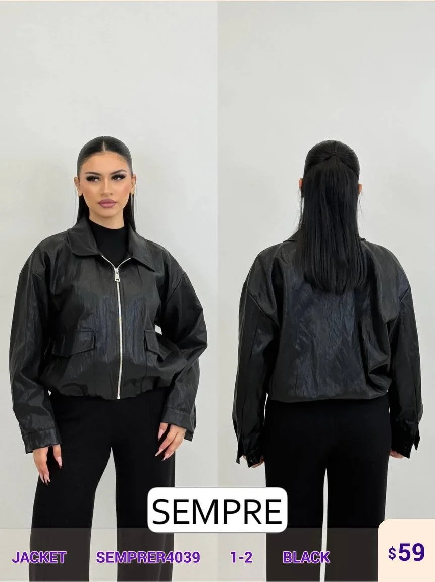Жакет Sempre (Black, модель SEMPRER4039) оптом