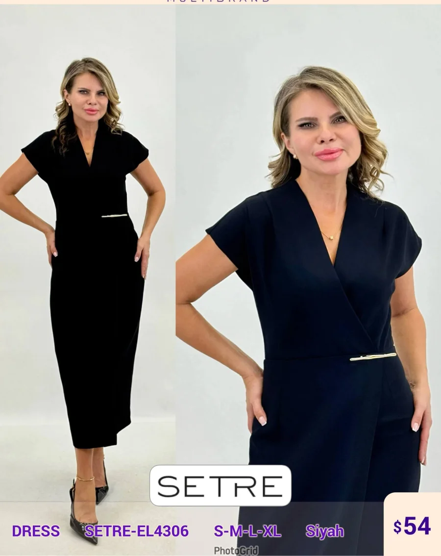Платье SETRE (Black, модель SETRE-EL4306) оптом